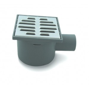 VALSIR ΠΟΤΗΡΙ ΒΕΡΑΝΤΑΣ Φ40 PP ΜΕ ΣΧΑΡΑ INOX 100Χ100