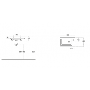 ΕΠΙΠΛΟ ΜΠΑΝΙΟΥ LUXUS 45 PL WOOD